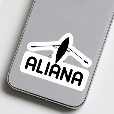 Aliana Autocollant Bateau à rames Notebook Aliana Autocollant Bateau à rames Gift package Image