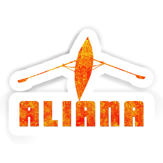 Aufkleber Aliana Ruderboot Notebook Aufkleber Aliana Ruderboot Notebook Image