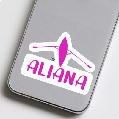 Autocollant Aliana Bateau à rames Autocollant Aliana Bateau à rames Image