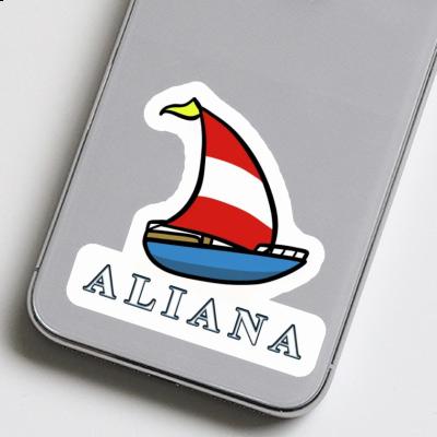 Segelboot Aufkleber Aliana Notebook Segelboot Aufkleber Aliana Notebook Image