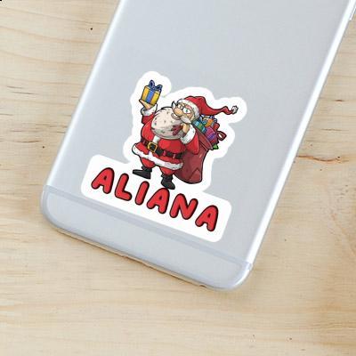 Autocollant Père Noël Aliana Notebook Autocollant Père Noël Aliana Notebook Image