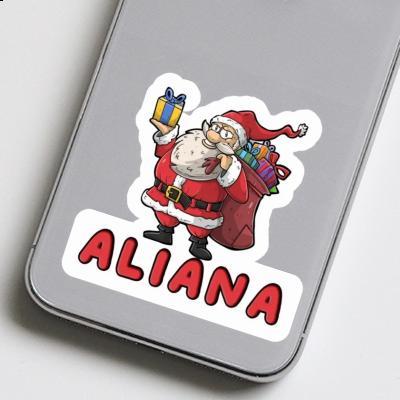 Aufkleber Aliana Weihnachtsmann Notebook Aufkleber Aliana Weihnachtsmann Notebook Image