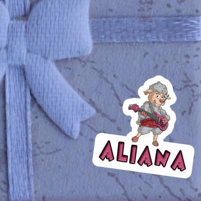 Rockergirl Aufkleber Aliana Rockergirl Aufkleber Aliana Image