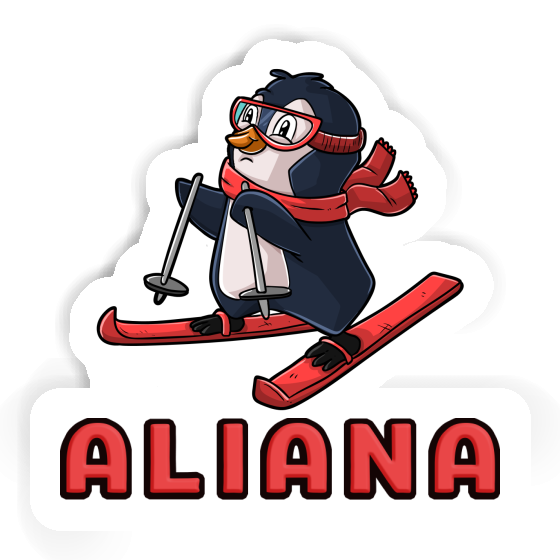 Skifahrerin Sticker Aliana Notebook Skifahrerin Sticker Aliana Notebook Image