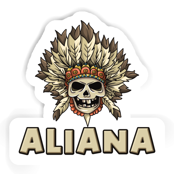 Aliana Sticker Totenkopf Aliana Sticker Totenkopf Image