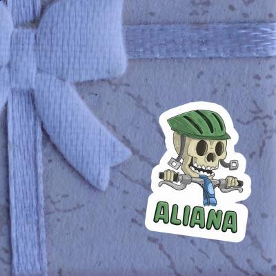 Autocollant Aliana Cycliste Notebook Autocollant Aliana Cycliste Gift package Image