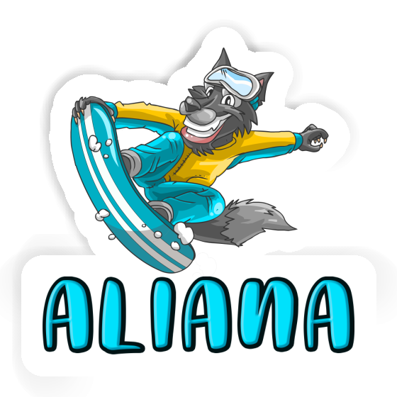 Sticker Boarder Aliana Notebook Image