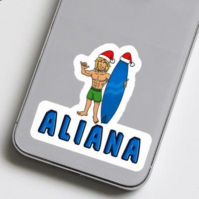 Sticker Aliana Surfer Notebook Sticker Aliana Surfer Gift package Image