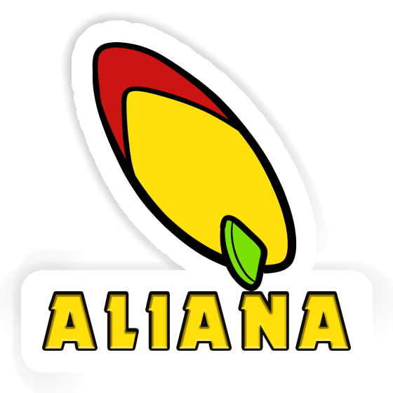 Surfboard Sticker Aliana Notebook Surfboard Sticker Aliana Gift package Image