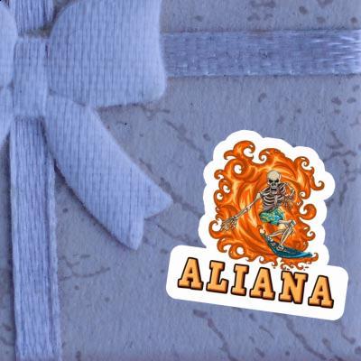 Sticker Surfer Aliana Sticker Surfer Aliana Image