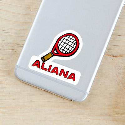 Autocollant Aliana Raquette de tennis Notebook Autocollant Aliana Raquette de tennis Gift package Image