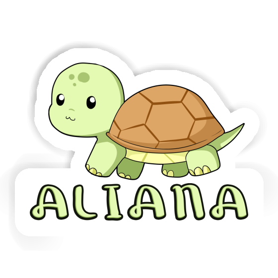 Aliana Aufkleber Schildkröte Notebook Aliana Aufkleber Schildkröte Gift package Image
