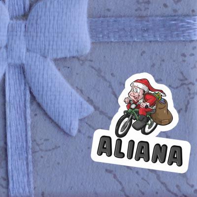 Aliana Aufkleber Fahrradfahrer Notebook Aliana Aufkleber Fahrradfahrer Gift package Image