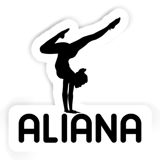 Yoga Woman Sticker Aliana Yoga Woman Sticker Aliana Image