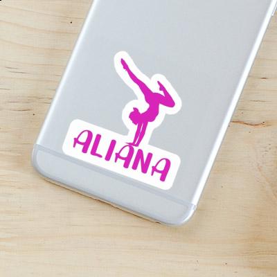 Aliana Sticker Yoga-Frau Image