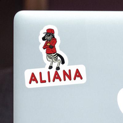 Autocollant Aliana Zebra Autocollant Aliana Zebra Image