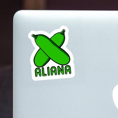 Sticker Zucchini Aliana Gift package Image