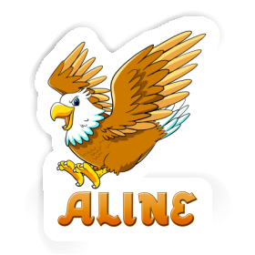 Aline Autocollant Aigle Image