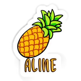 Aline Sticker Pineapple Image