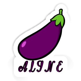 Aubergine Sticker Aline Image