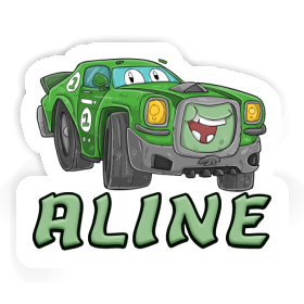 Autocollant Voiture Aline Image