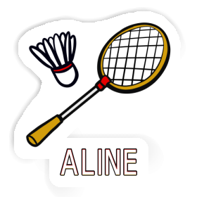 Aline Sticker Badminton Racket Image