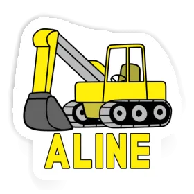 Aline Sticker Excavator Image