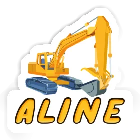 Sticker Excavator Aline Image