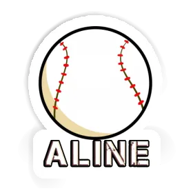 Baseball Autocollant Aline Image