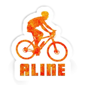 Biker Sticker Aline Image