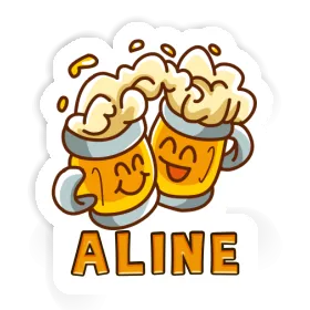 Aline Sticker Beer Image