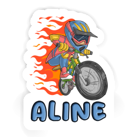 Biker Sticker Aline Image