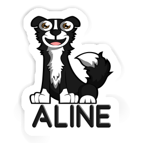 Sticker Aline Collie Image