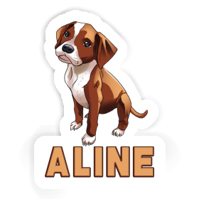 Aline Autocollant Boxer Image