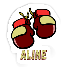 Aline Autocollant Gant de boxe Image