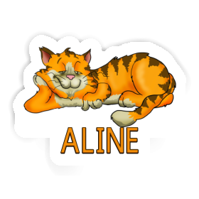 Chat Autocollant Aline Image