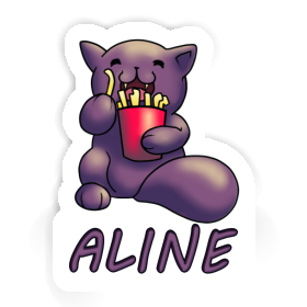 French Fry Sticker Aline Image