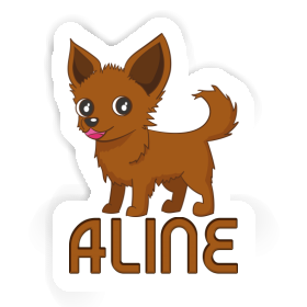 Aline Autocollant Chihuahua Image