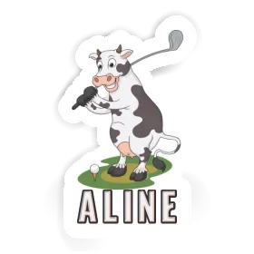 Cow Sticker Aline Image