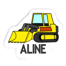 Sticker Raupenlader Aline Image