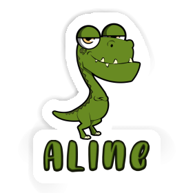 Aline Aufkleber Dinosaurier Image