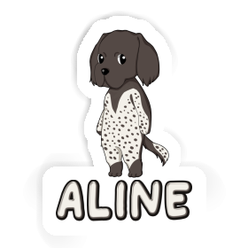 Sticker Kleiner Münsterländer Aline Image