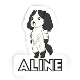 Sticker Cocker Spaniel Aline Image