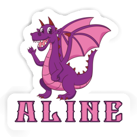 Autocollant Dragon mère Aline Image