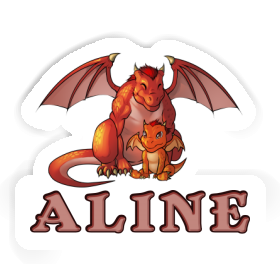 Autocollant Aline Dragon Image