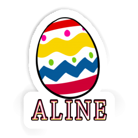 Sticker Osterei Aline Image