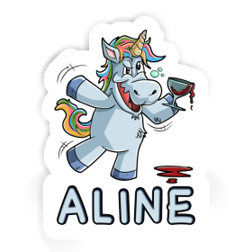 Autocollant Licorne Aline Image