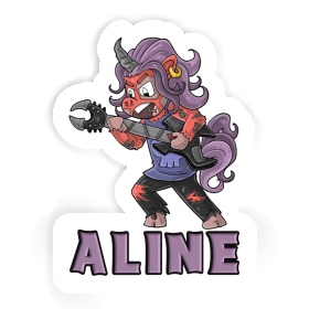 Sticker Rocking Unicorn Aline Image