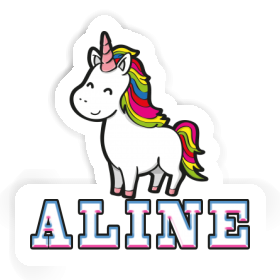 Licorne Autocollant Aline Image