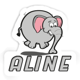 Sticker Aline Elefant Image